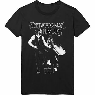 Buy Fleetwood Mac T Shirt Rumours Album Officially Licensed Black Mens Rock Band Tee • 13.93£