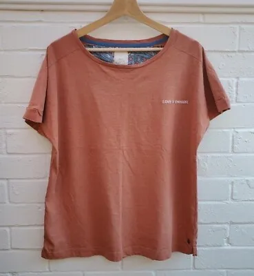 Buy Next X Morris & Co T-shirt Oversize Short Sleeve Top Love Is Enough Size S • 1.50£