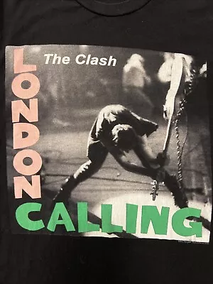 Buy Vtg Official The Clash (Band) Small Shirt 70’s ‘London Calling’ UK British Punk • 28.81£