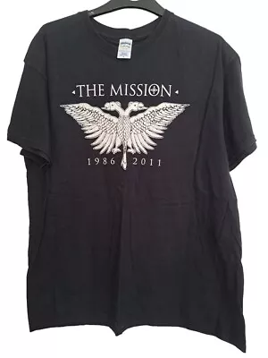 Buy Official The Mission Uk '25th Anniversary Tour' T Shirt Size Large • 14.50£