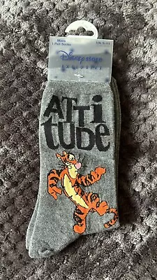 Buy Disney Store Men’s Tigger Socks ATTITUDE- NWTs • 6.95£