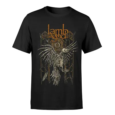 Buy Lamb Of God T-Shirt Crow Band New Black Official • 15.95£