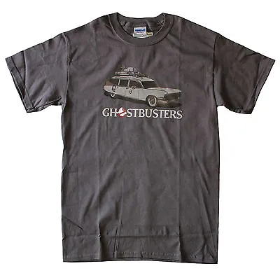 Buy Ghostbusters Ectoplasm Car Grey Stay Puft Ecto-1 Unisex T-Shirt 6E • 15.95£
