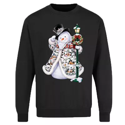 Buy Unisex Adults Christmas Snowman Printed Sweatshirt Novelty Festive Xmas Jumper • 19.99£