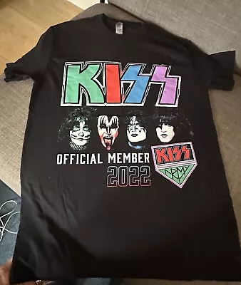 Buy Kiss Official Fan Club T Shirt 2022 ( Size Small) • 10£