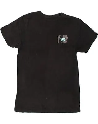 Buy VANS Mens Custom Fit Graphic T-Shirt Top Medium Black Cotton AA07 • 8.62£