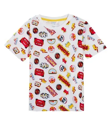 Buy Disney Cars T-Shirts Lightning McQueen Dress Up Top Short Summer T-shirt  • 7.99£