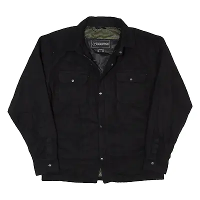 Buy Vintage COURSE Shacket Mens Jacket Black 90s L • 19.99£