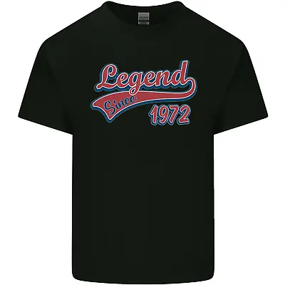 Buy Legend Since 52nd Birthday 1972 Mens Cotton T-Shirt Tee Top • 10.22£