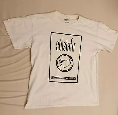 Buy SOLSTAFIR Iceland Band Shirt Post Black Metal Größe Size M • 51.28£