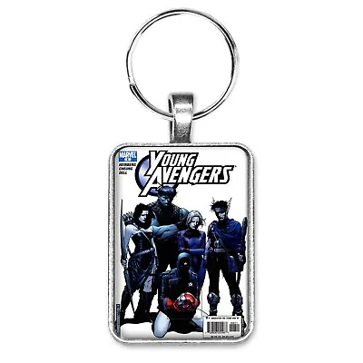 Buy Young Avengers #6 Cover Key Ring Or Necklace Classic Marvel Comic Book Jewelry • 10.20£