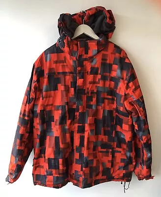 Buy Mountain Warehouse Snow Jacket XL Red Check Full Zip Used • 7.95£