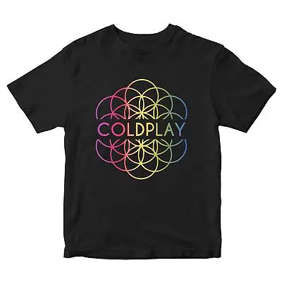 Buy Adults & Kids Coldplay World Tour 2023 Music Of The Spheres T-Shirt Fan Tee Top • 6.99£