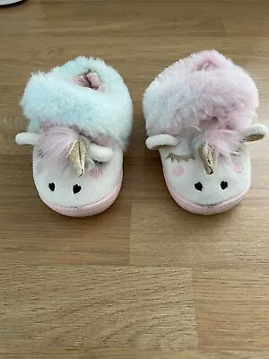 Buy Girls Unicorn Slippers Size 6 • 1.99£