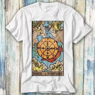 Buy Wheel Of Fortune Tarot Card T Shirt Meme Gift Top Tee Unisex 1062 • 6.35£