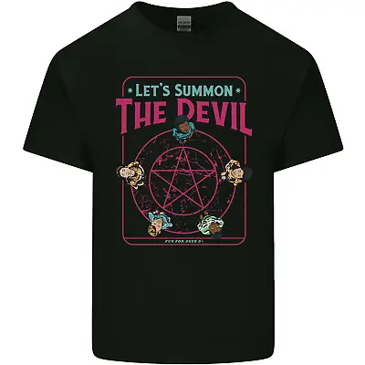 Buy Lets Summon The Devil Ouija Board Demons Mens Cotton T-Shirt Tee Top • 8.75£