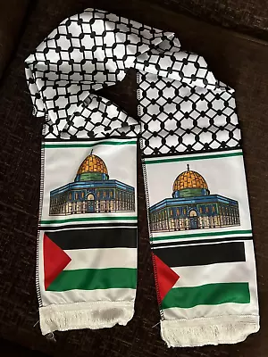Buy Palestinian Scarf 140x16cm / Palestinian Flag Scarf - NEW. • 4.50£