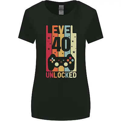 Buy 40th Birthday 40 Year Old Level Up Gaming Womens Wider Cut T-Shirt • 9.99£