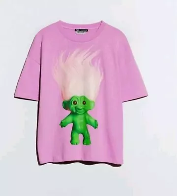 Buy Zara Good Luck Troll T- Shirt • 8£