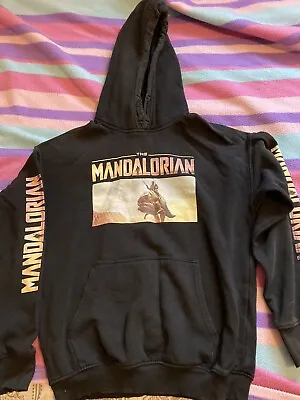 Buy H&M Black Mandalorian Hoodie Age 10-12 Years • 0.99£