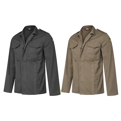 Buy Moleskin Jacket German Army Combat Military Style Durable Long Sleeve Shirt New • 34.99£