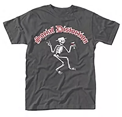Buy SOCIAL DISTORTION - Skelly (on Charcoal) - T-shirt - NEW - MEDIUM ONLY  • 25.05£