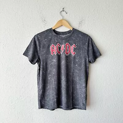 Buy NWT ABERCROMBIE Kids AC/DC T-Shirt In Heathered Grey Sz 13/14 K214 • 15.75£