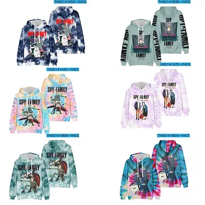 Buy Anime Spy Family 3D Hoodies Cosplay Yor Forger Sweatshirts Jacket Coat Costumes • 12£