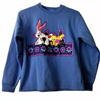 Buy Looney Tunes Brazos Sportswear Ninas Girls Fleece Sweatshirt Size 14/16 - Canada • 19.65£