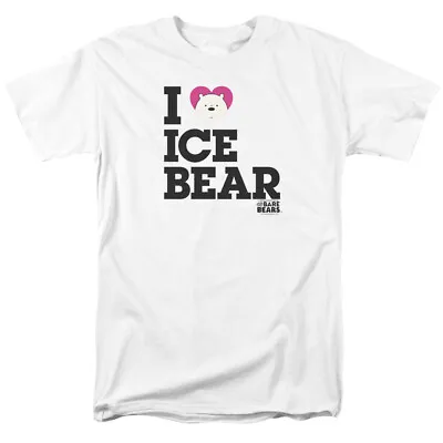 Buy We Bare Bears Heart Ice Bear Licensed Adult T-Shirt • 17.34£