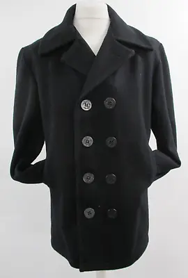 Buy Military Style Peacoat, US Navy Pea Coat, Wool, Small, Fits 42  Chest - R225 • 60£