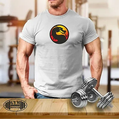 Buy Dragon Gym T Shirt Gym Clothing Bodybuilding Training Workout Exercise Men Top • 10.99£
