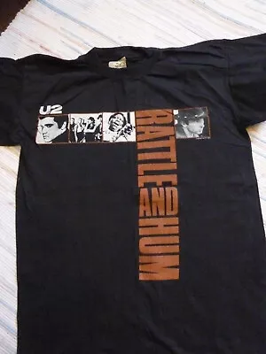 Buy U2 Rattle And Hum T-shirt Original 1988 Unworn XL Rare  • 25.99£