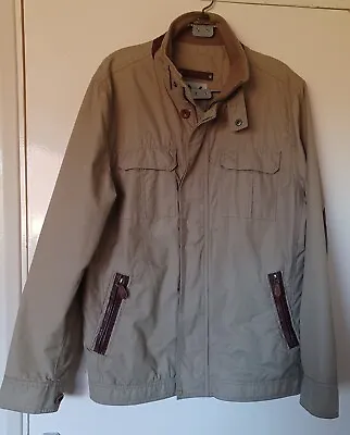 Buy Crew Clothing Utility Jacket Men's Size Large Beige Pockets Zip Front • 19.99£