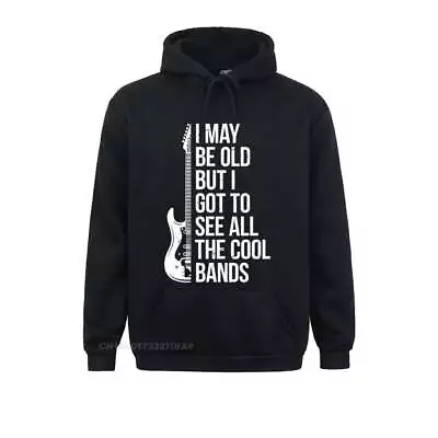 Buy Old But I Got To See All The Cool Bands Hoodies Clothes Father Day Hip Hop Cosie • 10.25£