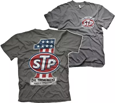 Buy STP American No. 1 T-Shirt Dark-Grey • 17.03£