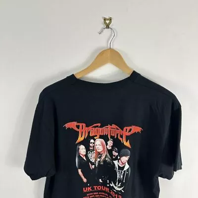 Buy Men’s Vintage Dragonforce 2010's Metal Graphic Black Large T-Shirt • 30£