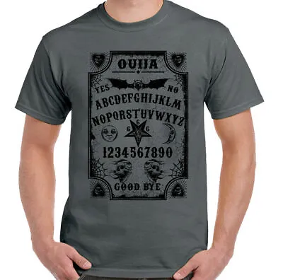 Buy Ouija Board T-Shirt Mens Funny Halloween Witchcraft Spirit Ghosts Paranormal • 10.94£