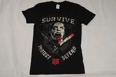 Buy The Walking Dead Survive Protect Defend T Shirt New Official Tv Show Series Rare • 7.99£