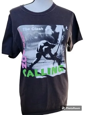 Buy The Clash London Calling Black T-shirt Size Small 2 Sides Punk Rock Band • 28.34£
