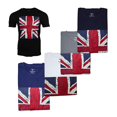Buy Union Jack T-Shirt Crew Neck Unisex Cotton Kids Adult Celebration • 4.99£