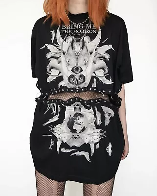 Buy Indiefoxx Shop Bring Me The Horizon Tshirt Dress - Size XL • 75£