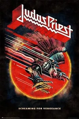 Buy Impact Merch. Poster: Judas Priest - Screaming For Vengeance 610mm X 915mm #497 • 2.05£