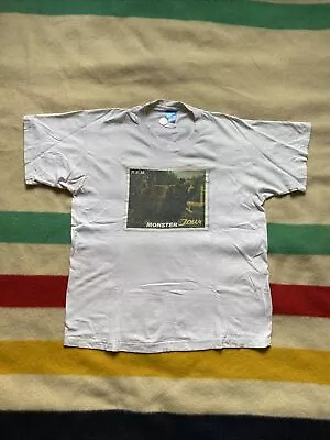 Buy Vintage RAR 1995 R.E.M. Monster Tour Band T Shirt, Fruit Of The Loom, XL • 50£