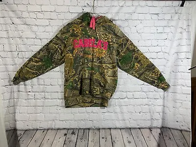 Buy Cabela's Camouflaged Hoodie Womens   Pink Lining  S Reg/P Normal • 14.17£