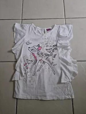 Buy Girls Bambi T-shirt Age 9-10 • 1.15£