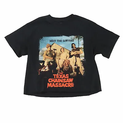 Buy Texas Chainsaw Massacre Tshirt Women Size Small Altered • 3.93£