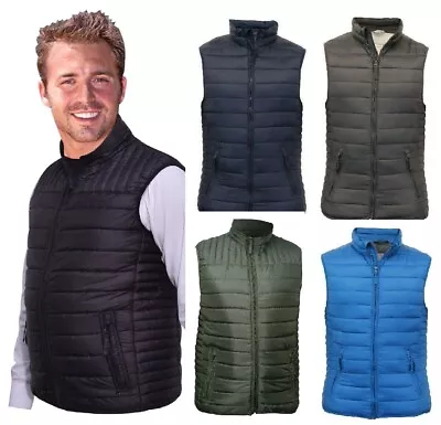 Buy EX STORE Mens Sleeveless Body Warmer Gilet Puffer Quilted Padded Bomber Jacket • 12.99£