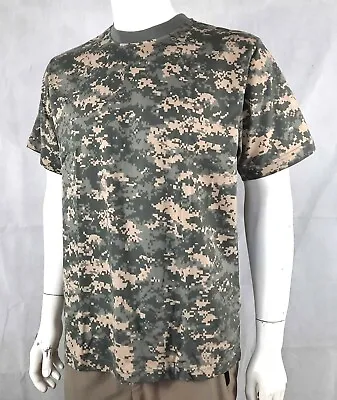 Buy Highlander Digital ACU Camouflage Cotton T-Shirt Camo Grey Blue Green • 4.99£