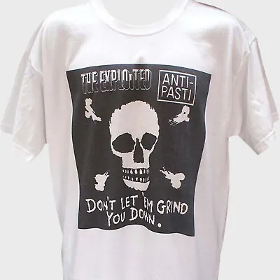 Buy The Exploited Anti-Pasti Flyer Punk Rock Short Sleeve White Unisex T-shirt S-3XL • 14.99£